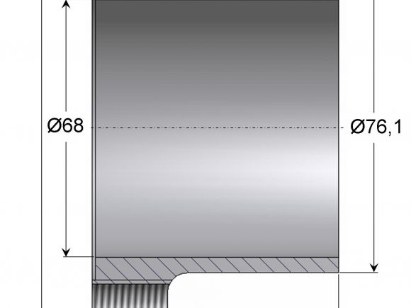 Emco Controls weld neck counter flange