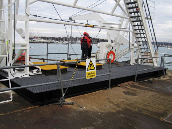 Swiss Solutions Moulded Gratings on vessel