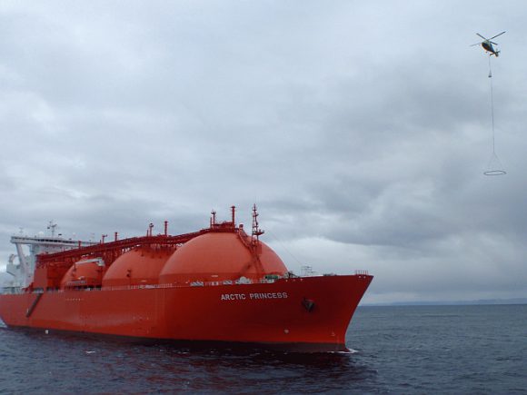 Miko Marine Ship Arrestor Helicopter Approach drifting tanker