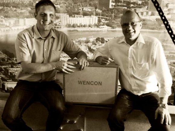 Wencon Repair Crew above Rotterdam City