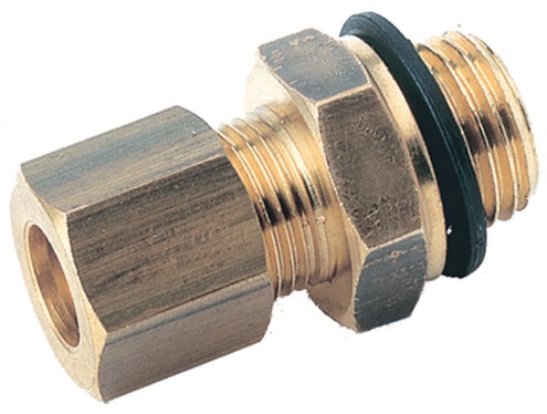 Compression fitting male stud BSP + ring
