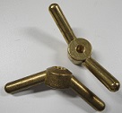 DIN 80701 Toggle Nut Brass, Knevelmoer Messing web