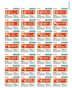 Denfoil Fire signs | Repair Management Nederland B.V.