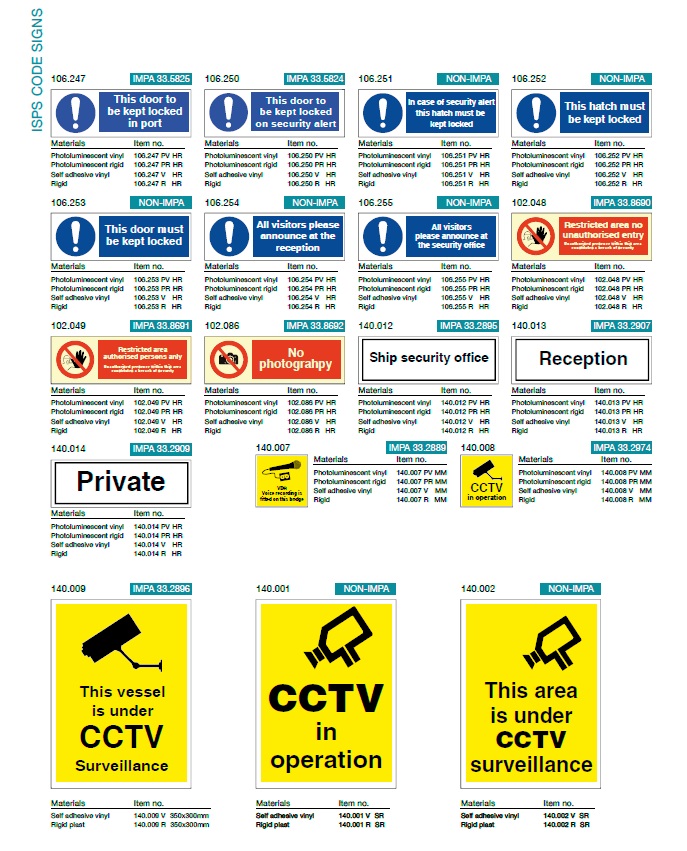 Denfoil ISPS Code signs 02