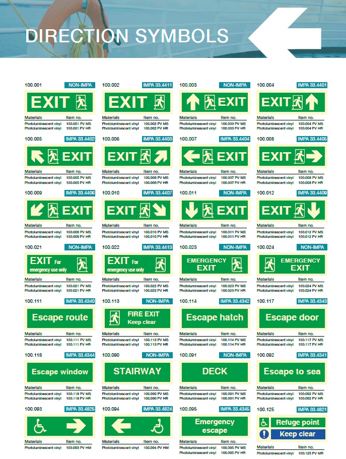 Denfoil Imo Direction Signs 01