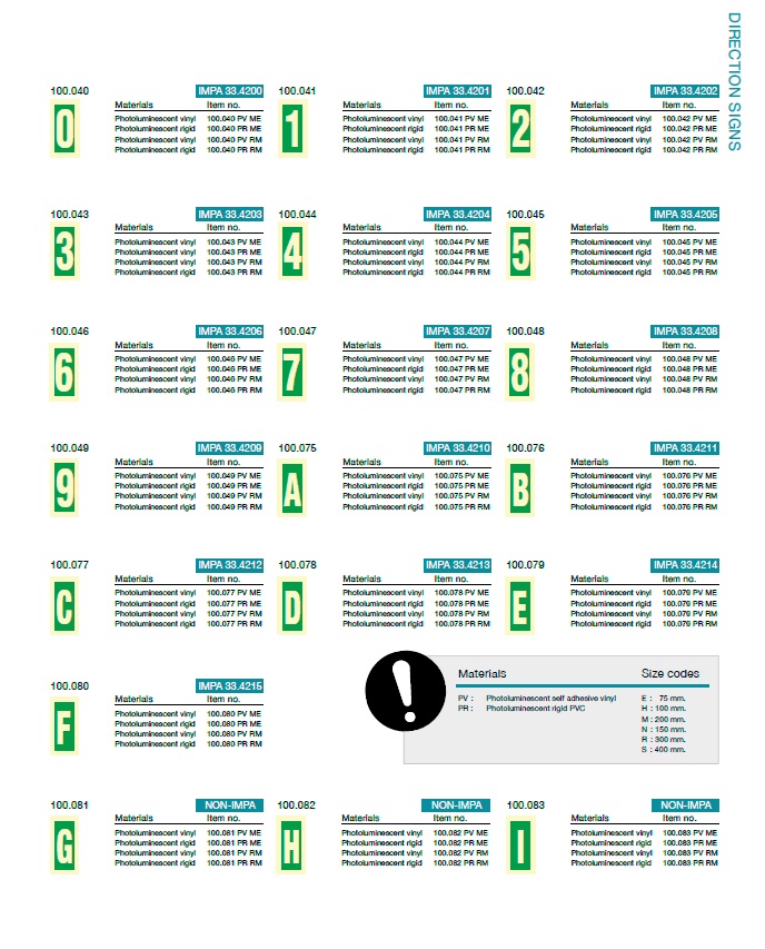 Denfoil Imo Direction Signs 04