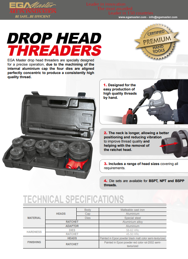 Ega Master Pipe Wrenches | Repair Management Nederland B.V.