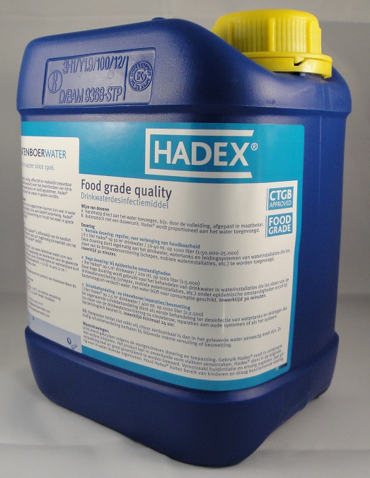 Hadex 2.5 liter can